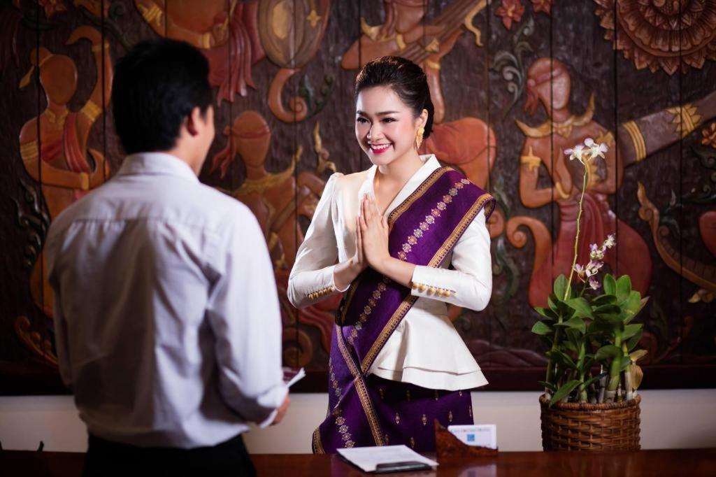 Lao Orchid Hotel Вьентьян Экстерьер фото